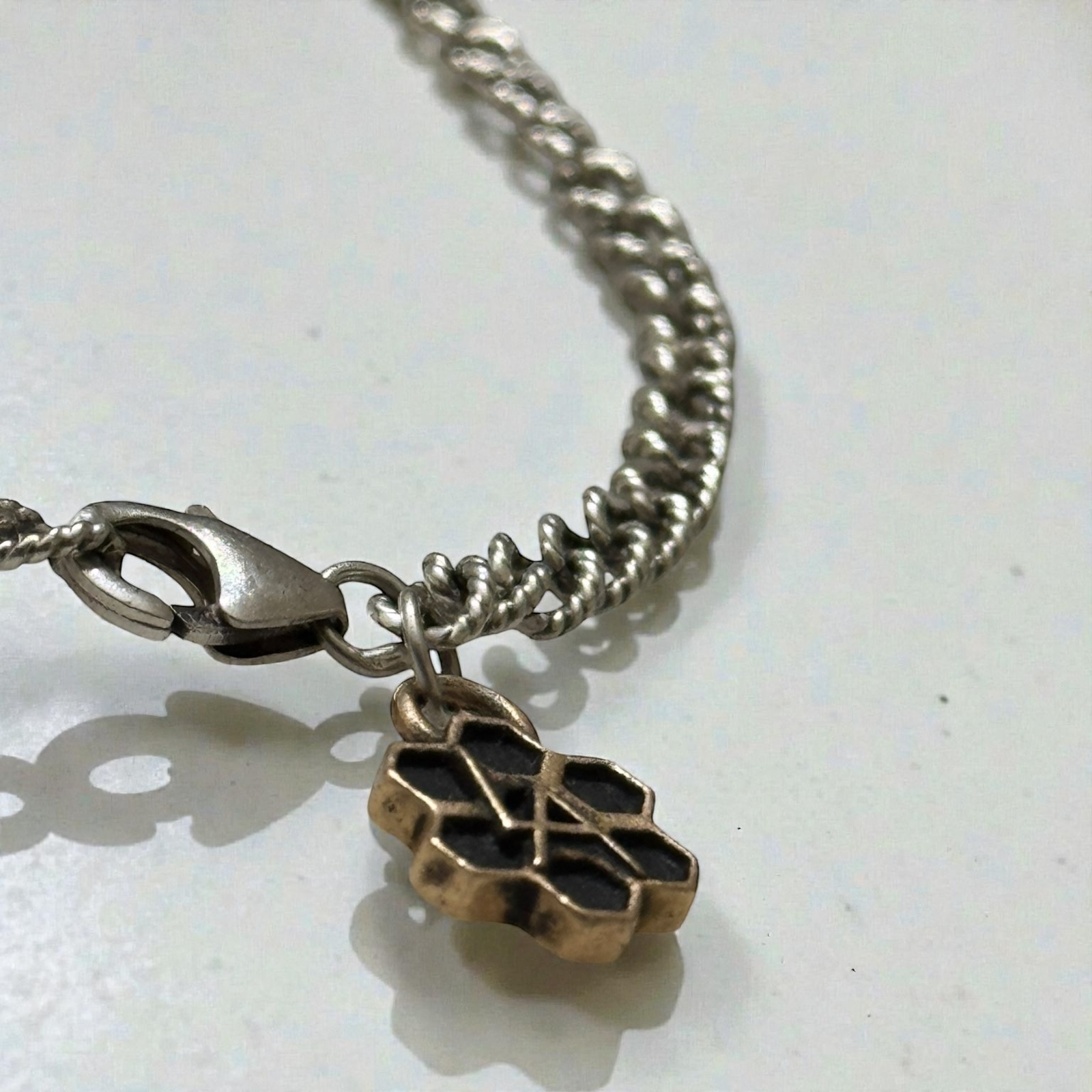 Midnight Curb Charm Bracelet image 