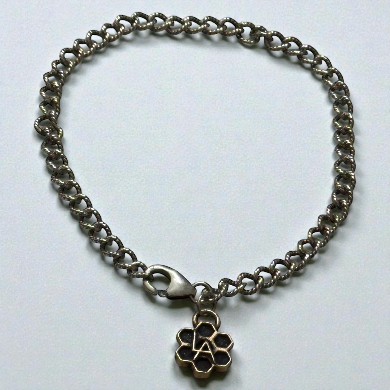 Midnight Curb Charm Bracelet