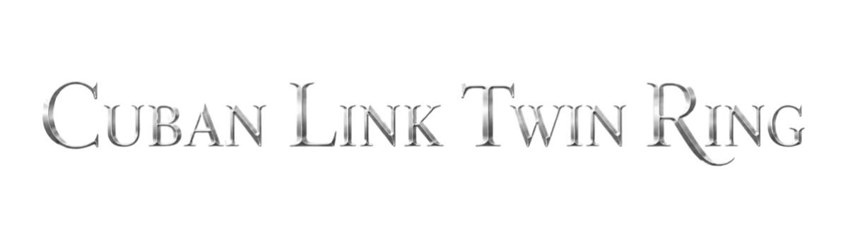 Cuban Link Twin Ring