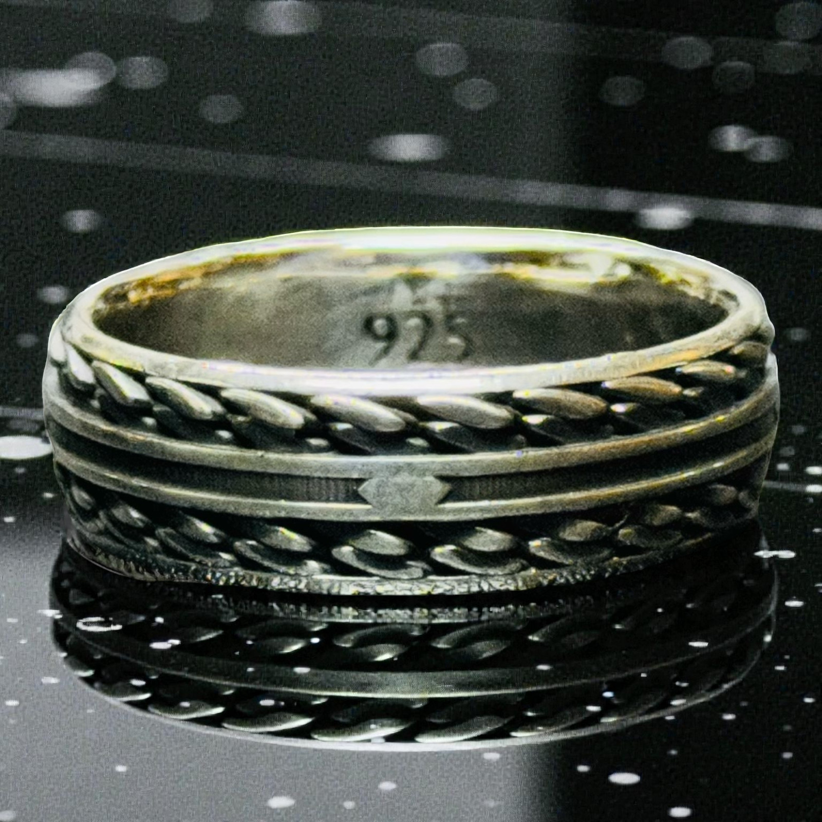 Cuban Link Twin Ring – Image 1