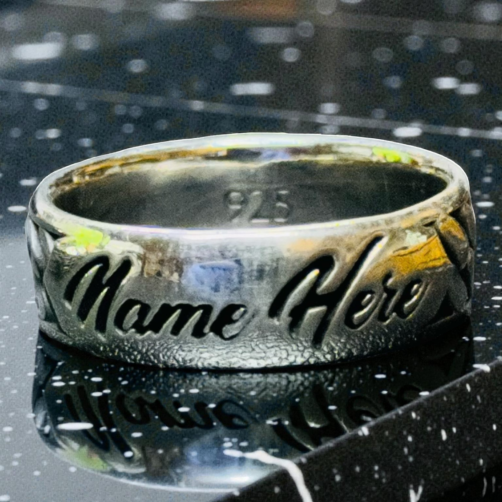 Cuban Link Signature Ring