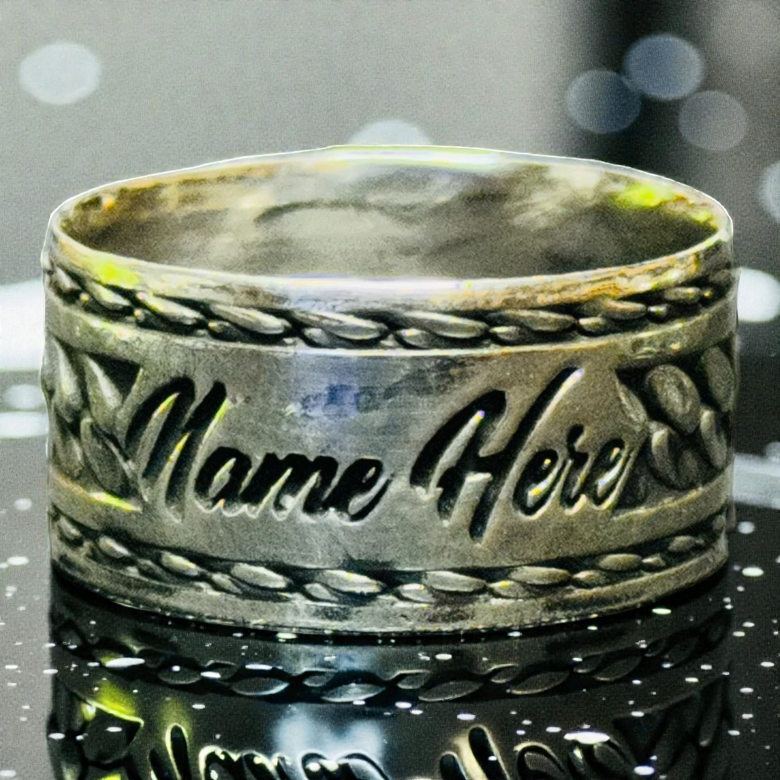 Cuban Link Statement Ring (Thin)