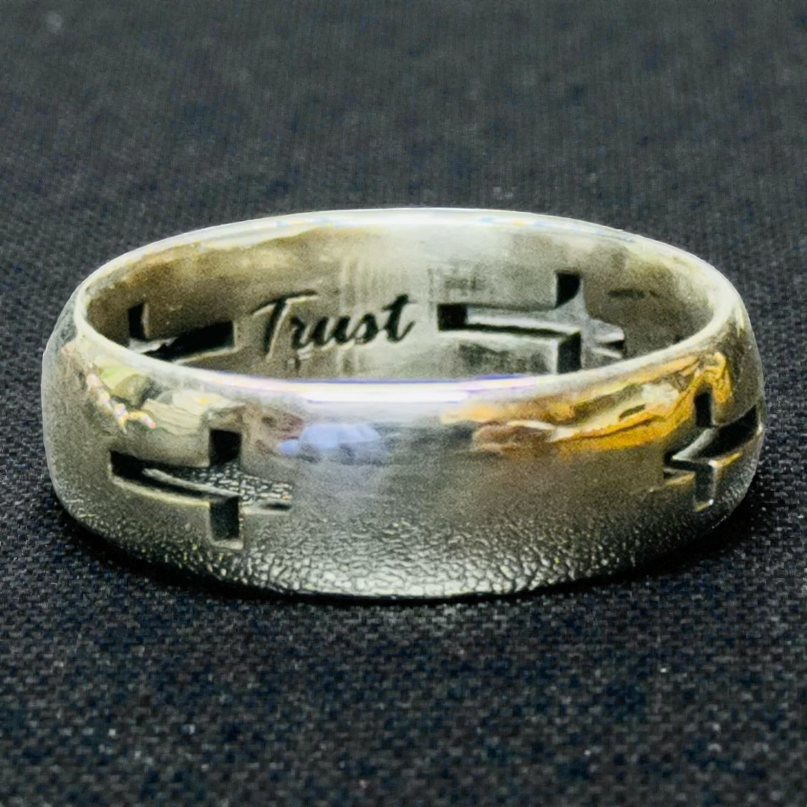 Anchored in Faith Ring